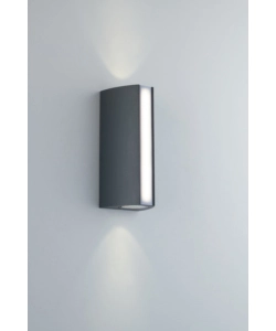 APPLIQUE LED "RAY" IN ALLUMINIO NERO, 890LM